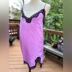 Urban Outfitters Purple Black Lace Nightie Lingerie Medium